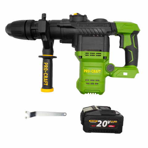 Aku vrtací kladivo  Procraft PHA50-1b-c SDS MAX | PHA50-1b-c